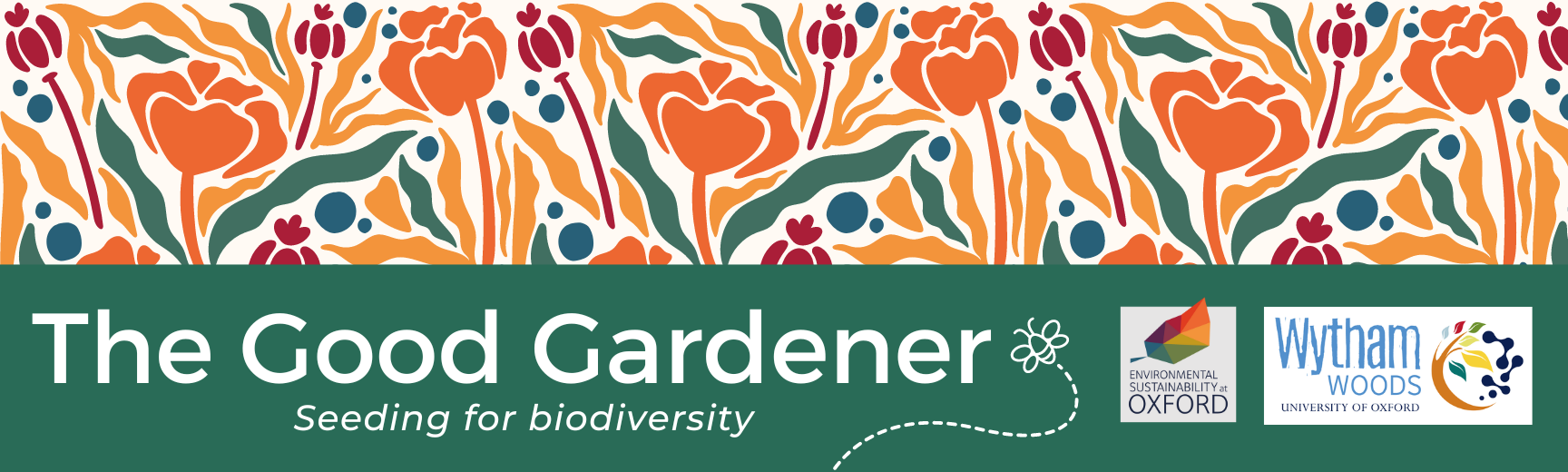 The Good Gardener banner - seeding for biodiversity